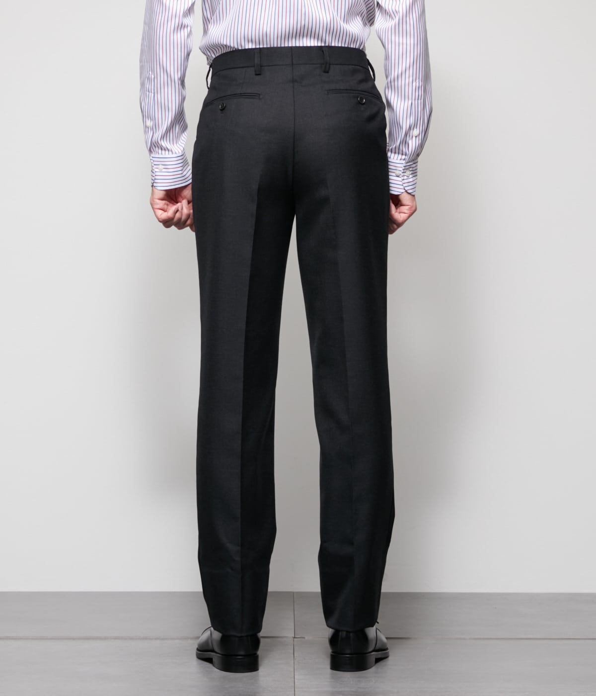 HERITAGE CLOTH 無地 サキソニー ワンタックスラックス(セットアップ