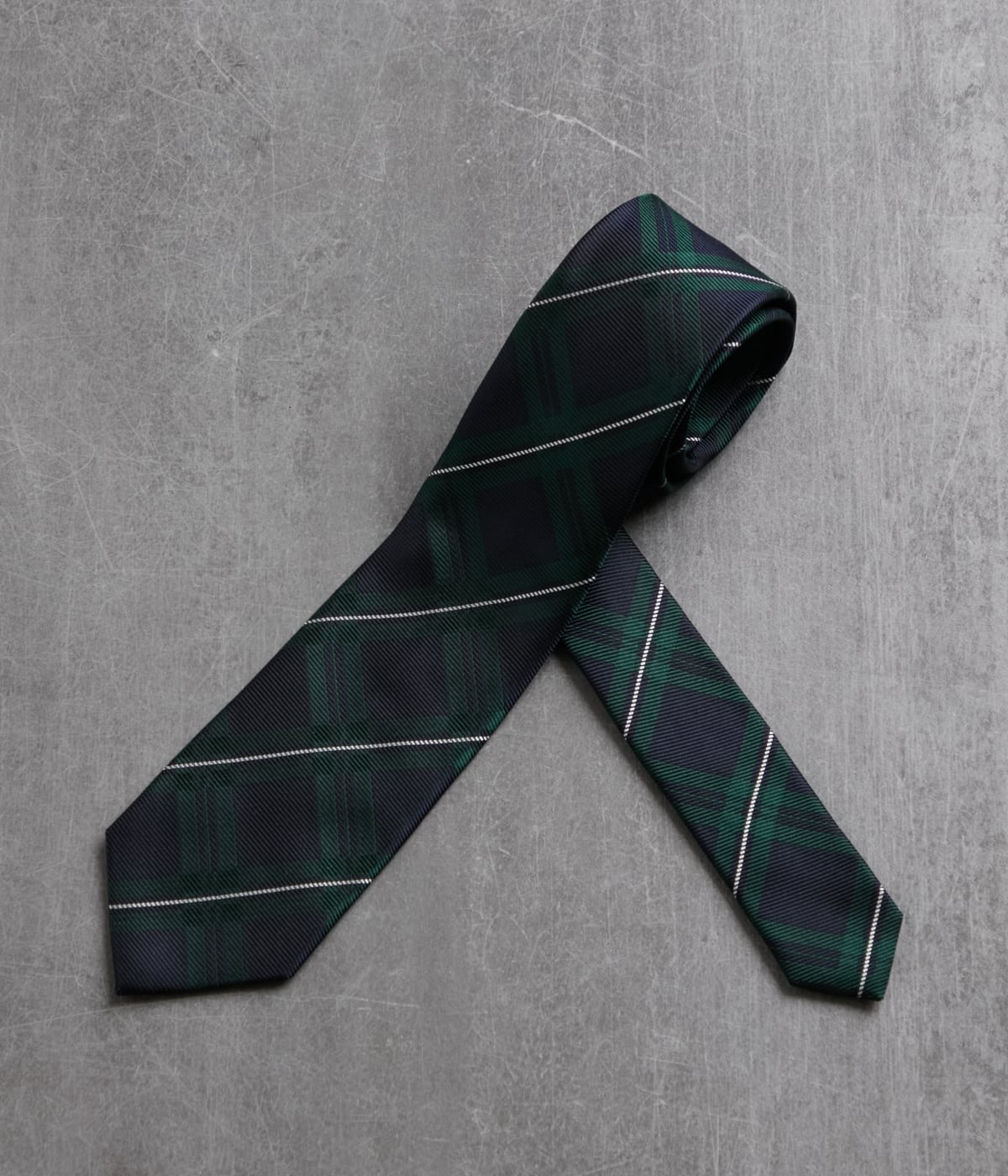 ブラックウォッチオーバーストライプ ネクタイ(15906013-2025