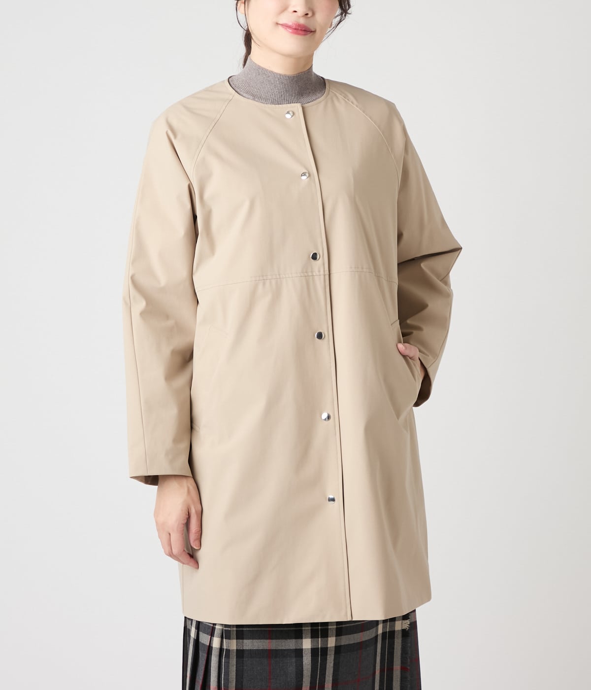 ポリエステルタフタ ライトダウンコート(71556453-2025)｜ファッション