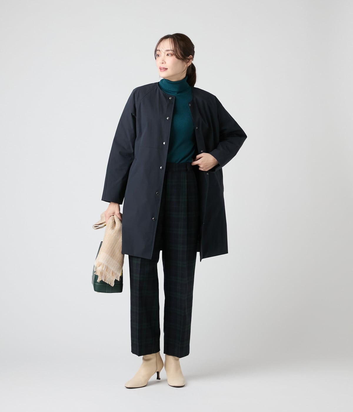 ポリエステルタフタ ライトダウンコート(71556453-2025)｜ファッション