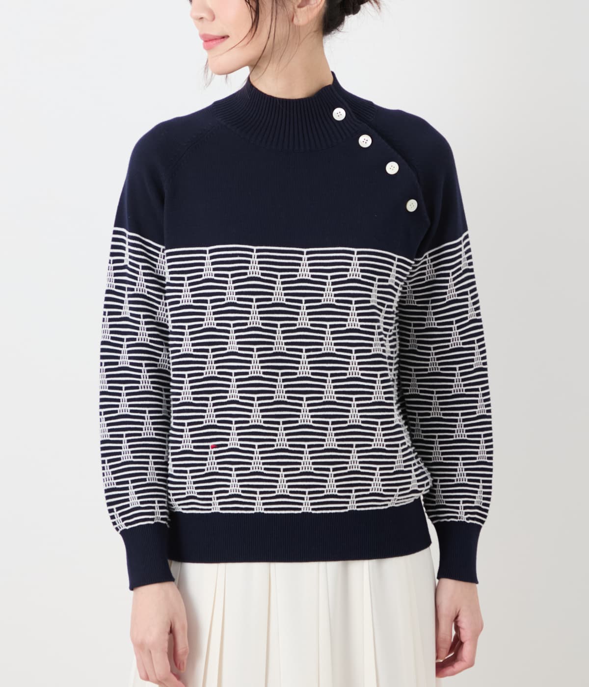 L】ヨットボーダー ハイネックプルオーバー(54715614-2025