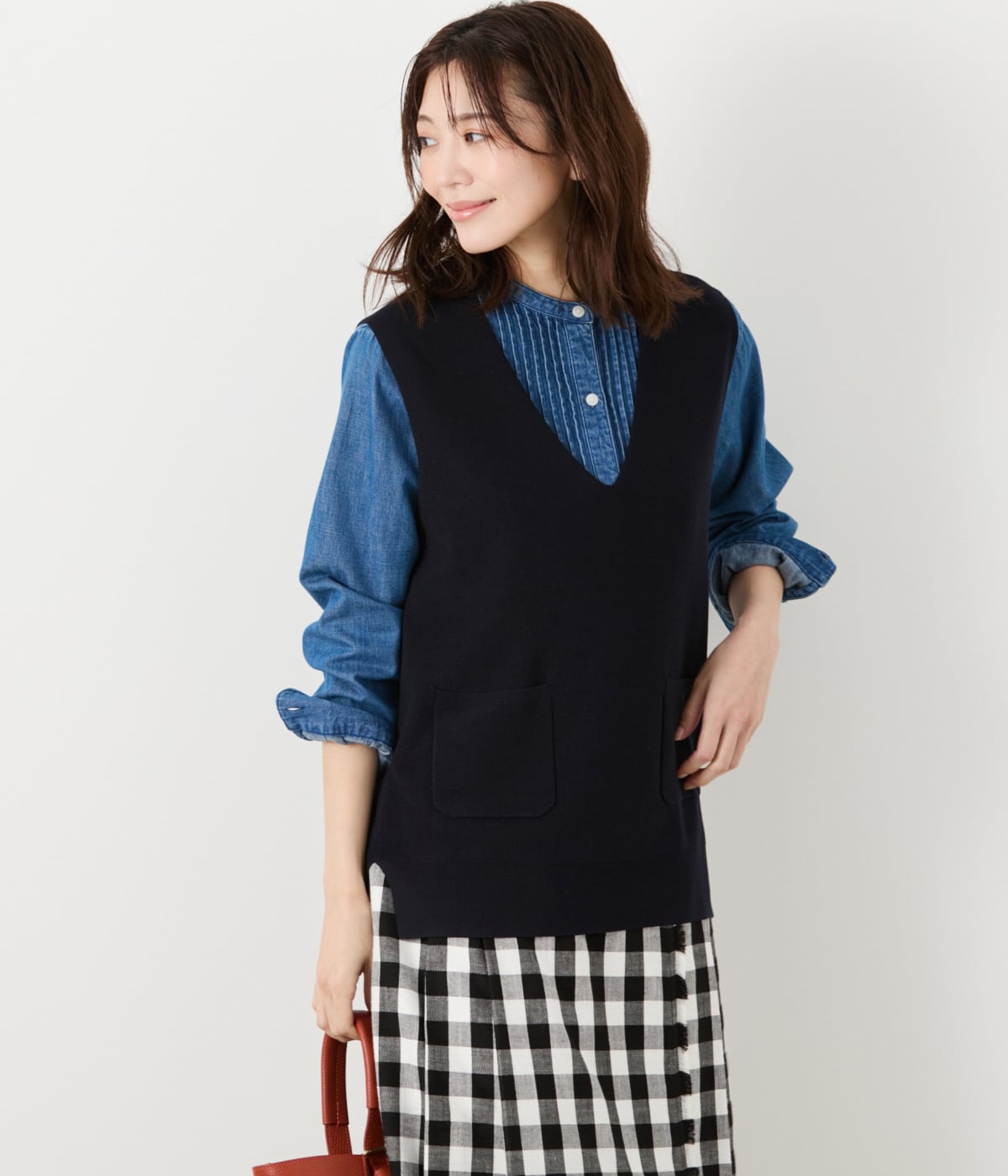 片畦ニットベスト(51795621-2025)｜ファッション通販のNY.ONLINE