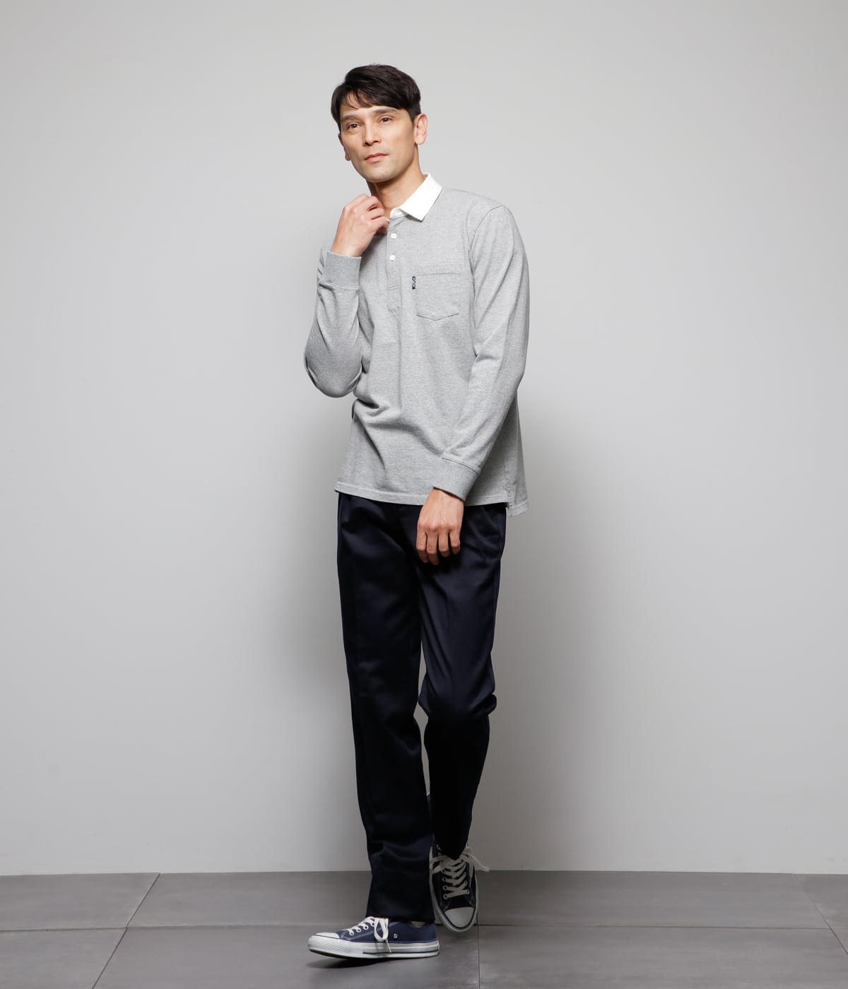 DERABE 無地 ラガーシャツ(15622663-2024)｜ファッション通販のNY.ONLINE