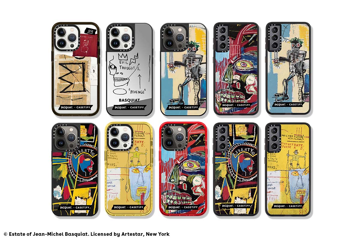 バスキアとコラボしたiPhoneケース他のテックアクセサリー第二弾を