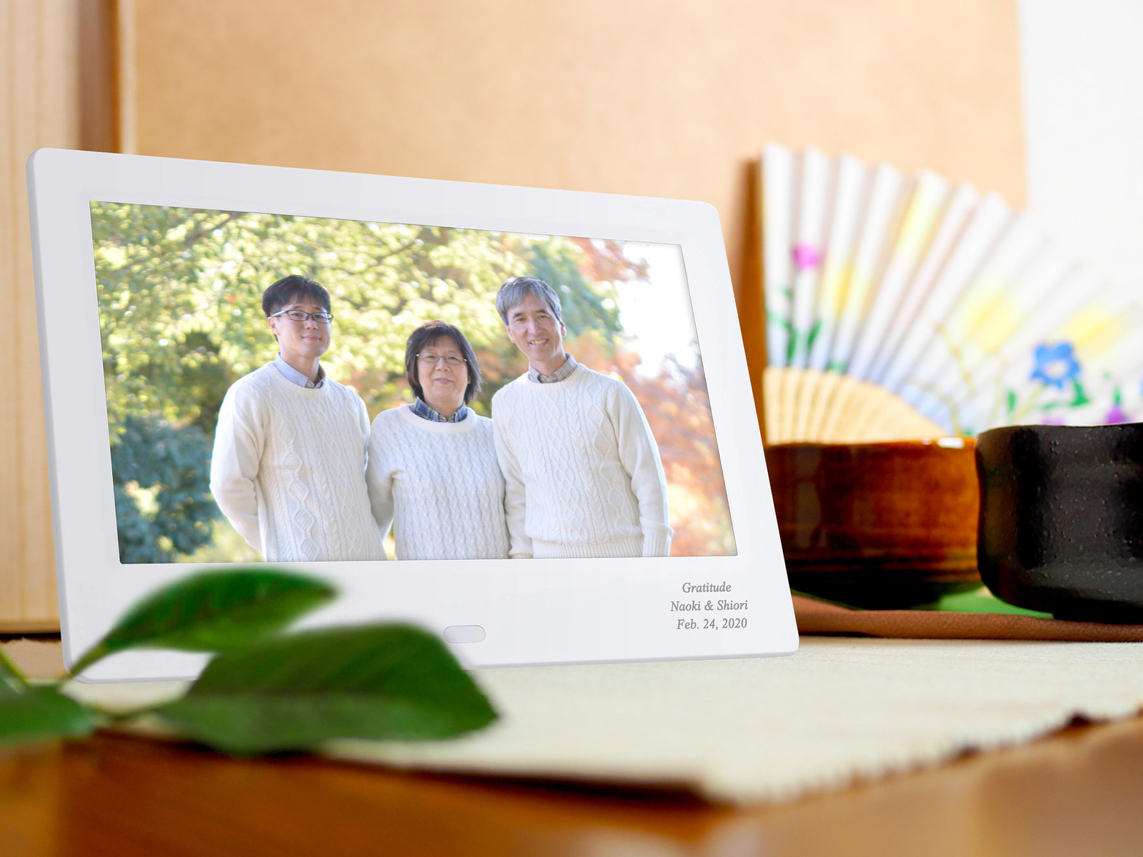 デジタルフォトフレーム ブラック - スマートギフト