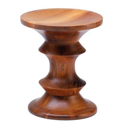 Eames Stools, Modell C / walnut glossy | Vitra | by Charles & Ray