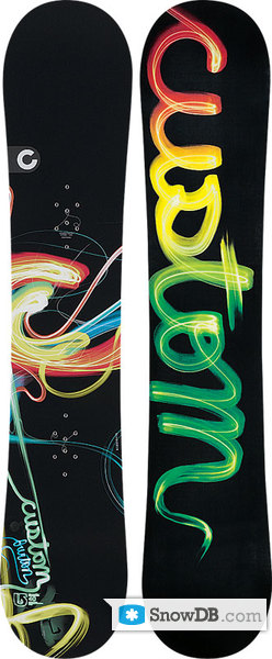 Snowboard Burton Custom Smalls 2008/2009 :: Snowboard and ski