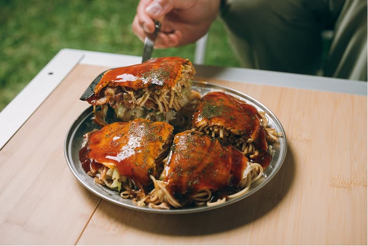 オタフクソースコラボ ステンレスお好み焼鉄板 | スノーピーク ＊ Snow