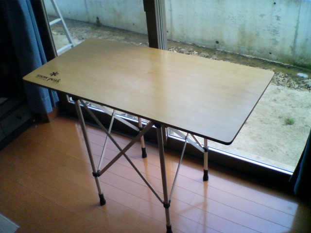 snow peak club:フィールドキッチンテーブルの天板と昔の?!マルチ
