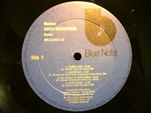 BOBBY HUTCHERSON / MONTARA - SOURCE RECORDS (ソースレコード）