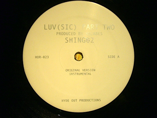 SHING02 / LUV( SIC ) PART TWO - SOURCE RECORDS (ソースレコード）
