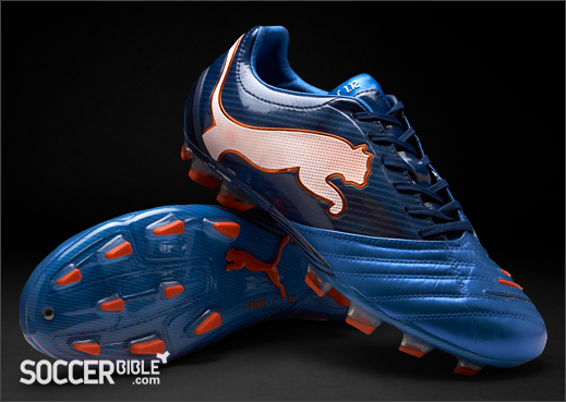 Puma PowerCat 1.12 Football Boots - Blue/Black/White/Orange