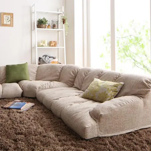 幸せのふわふわもこもこ フロアコーナーソファ 左コーナーセットの詳細