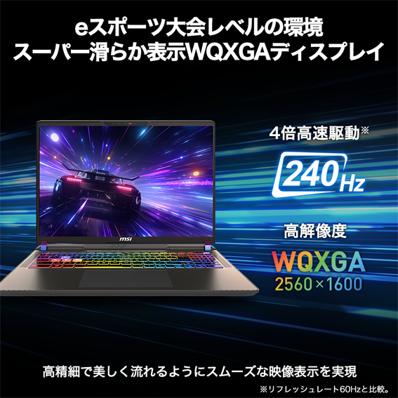 Vector-16-HX-AI-A2XWIG-7650JP ゲーミングノートパソコン Vector 16