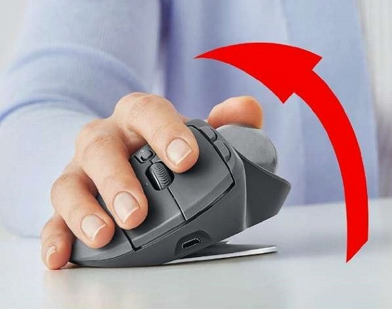 MXTB1s トラックボールマウス MX ERGO ブラック [光学式 /8ボタン /USB