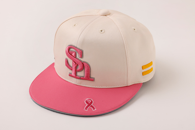 選手着用「ピンクリボンユニフォーム」デザイン変更 | 福岡