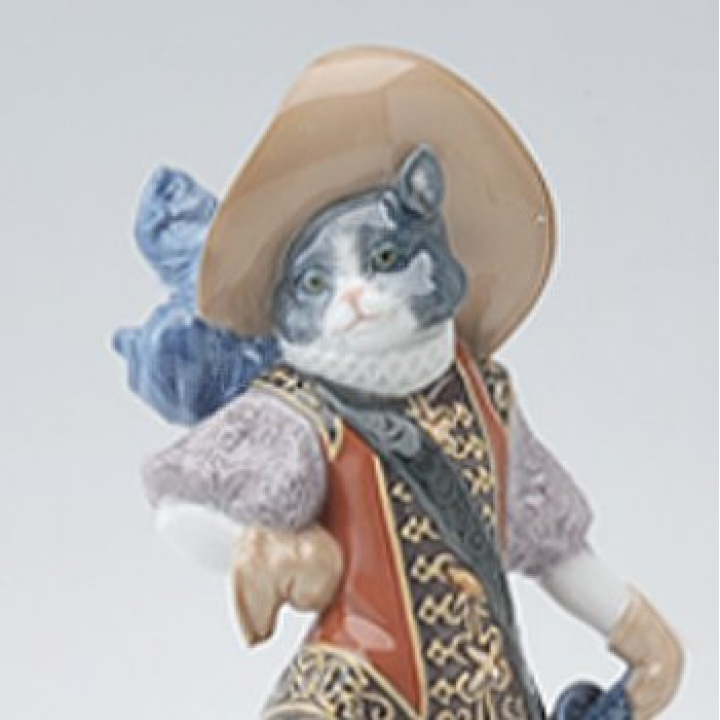 リヤドロ 08599 長靴をはいた猫 | 洋食器のSohbiネットショップ【公式】