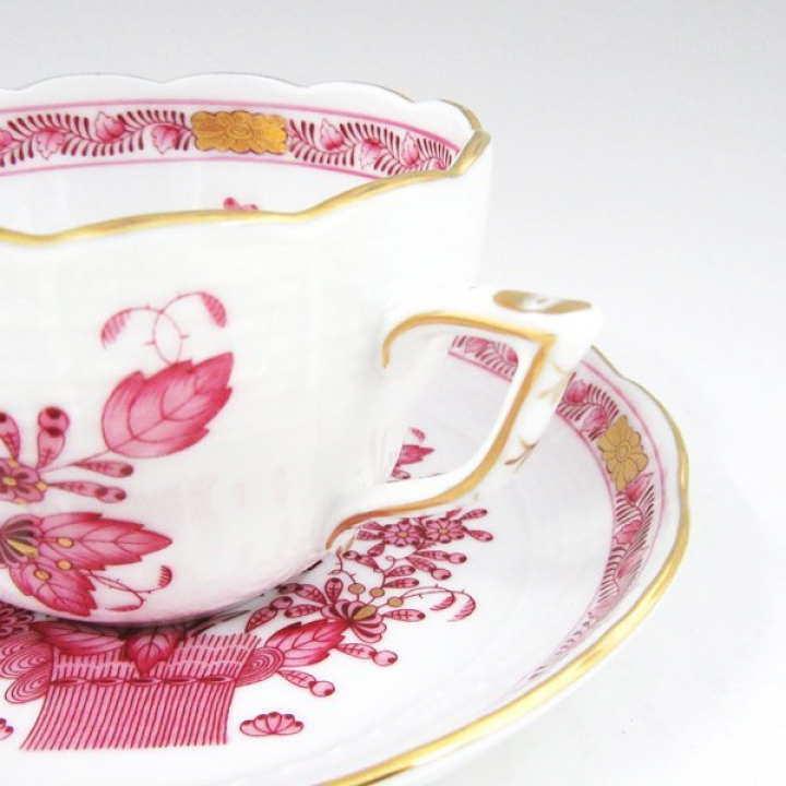 ヘレンド インドの華ピンク 兼用カップ＆ソーサー FP-0730-0-00 | 洋食