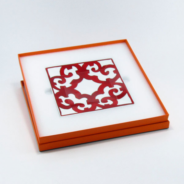 エルメス（HERMES） ガダルキヴィール プレートスクエア 15×15cm No3