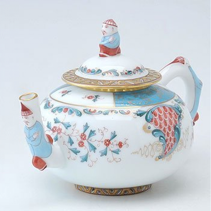 ヘレンド トゥッピーニの角笛 サービングプレート