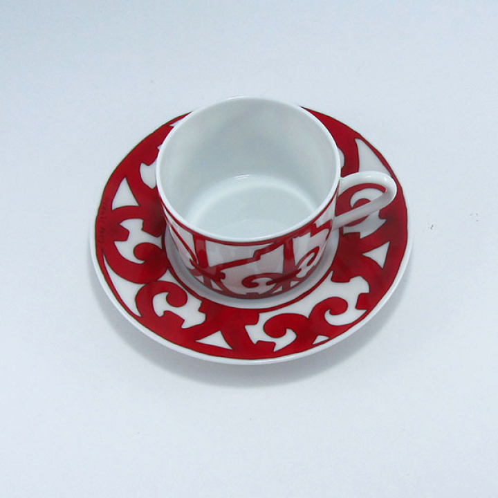 エルメス（HERMES） ガダルキヴィール ティーカップ＆ソーサーペア