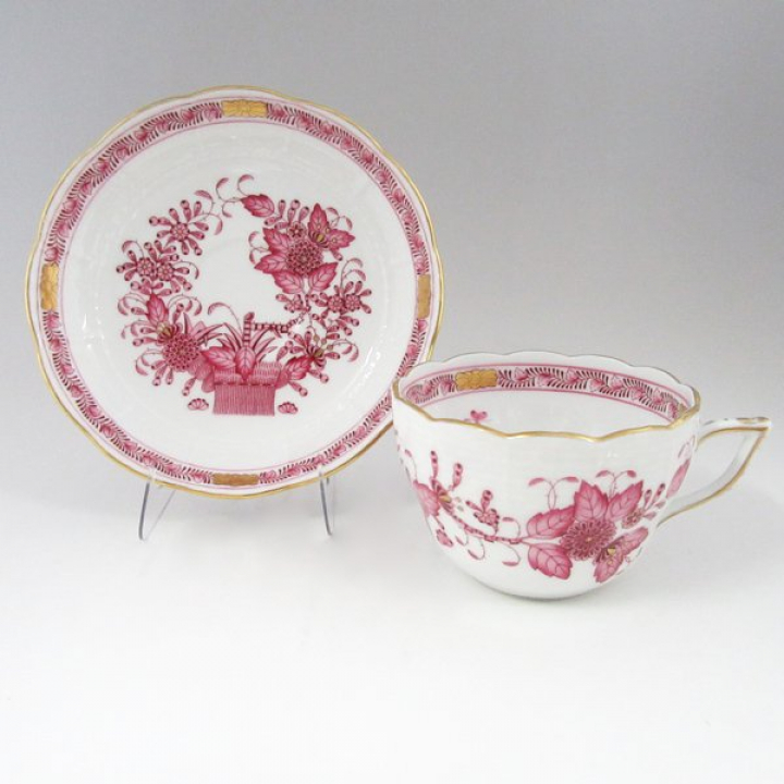 ヘレンド インドの華ピンク 兼用カップ＆ソーサー FP-0730-0-00 | 洋食