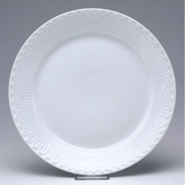 ロイヤルコペンハーゲン ホワイトハーフレース プレート25cmフラット