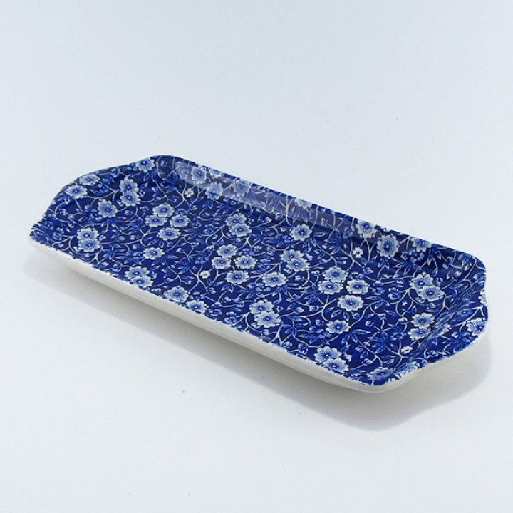 バーレイ ブルーキャリコ トレーサンドイッチ28cm | 洋食器のSohbi