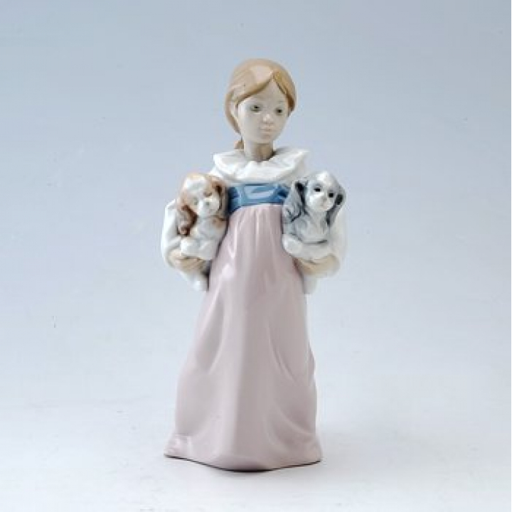 リヤドロ 06419 私のパピーたち | 洋食器のSohbiネットショップ【公式】