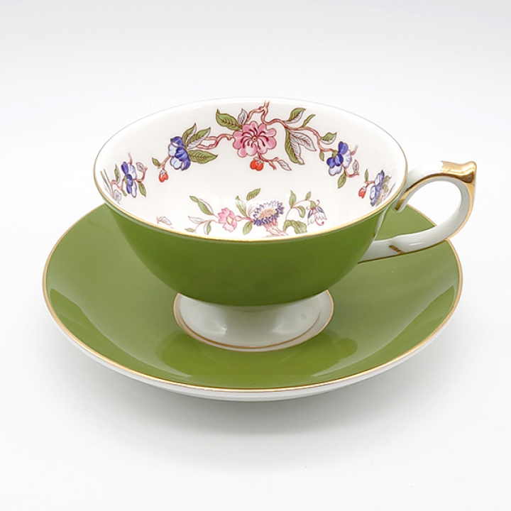 エインズレイ ペンブロック・ミレニアムグリーン ティーカップ