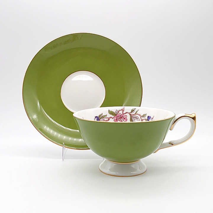 エインズレイ ペンブロック・ミレニアムグリーン ティーカップ