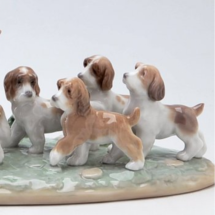 リヤドロ 06828 僕の仲間たち | 洋食器のSohbiネットショップ【公式】