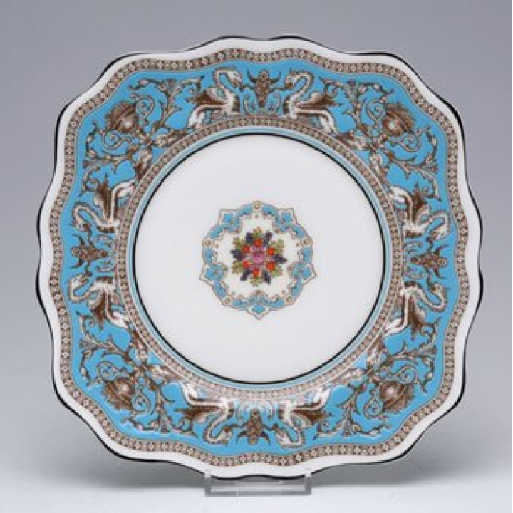 ウェッジウッド フロレンティーンターコイズ デザートプレートスクエア