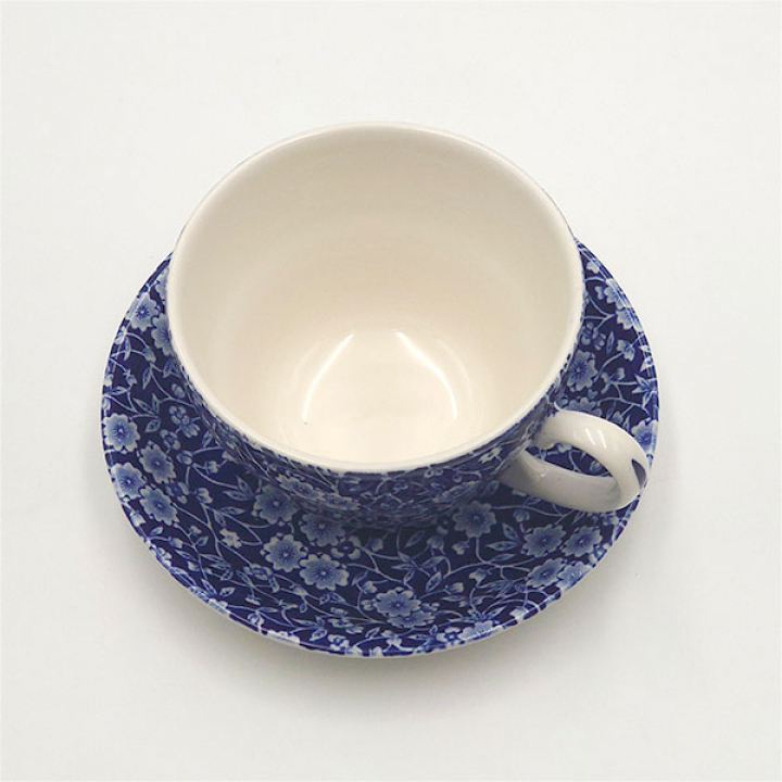 バーレイ ブルーキャリコ ブレックファーストカップ&ソーサー | 洋食器