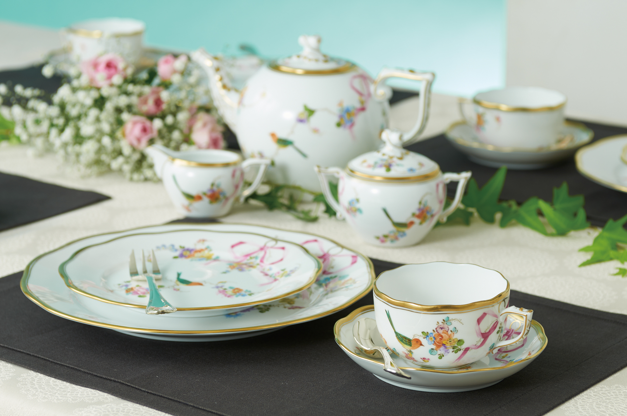 Herend ヘレンド パステルビクトリア 19cmプレート定価55,000円②