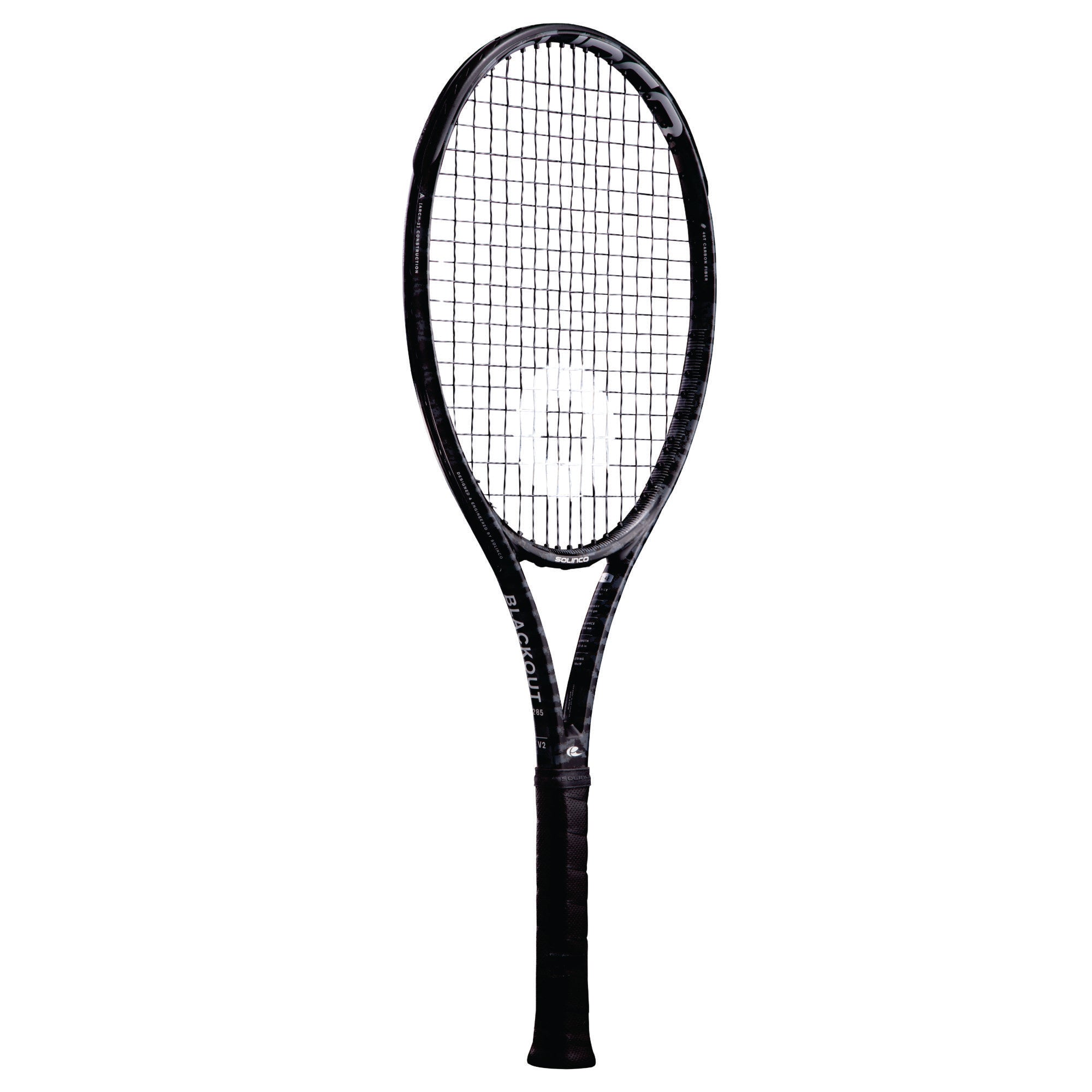 BLACKOUT V2 285 Tennis Racquet - Power Flex Zone, Control
