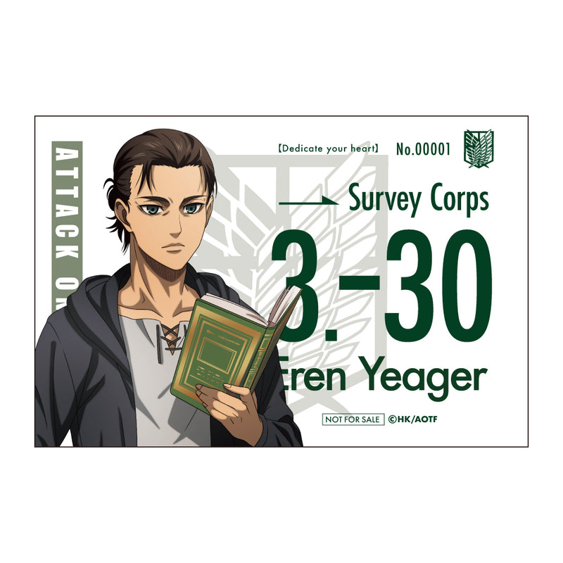 進撃の巨人 The Final Season レザーブックカバー キャメル 特典