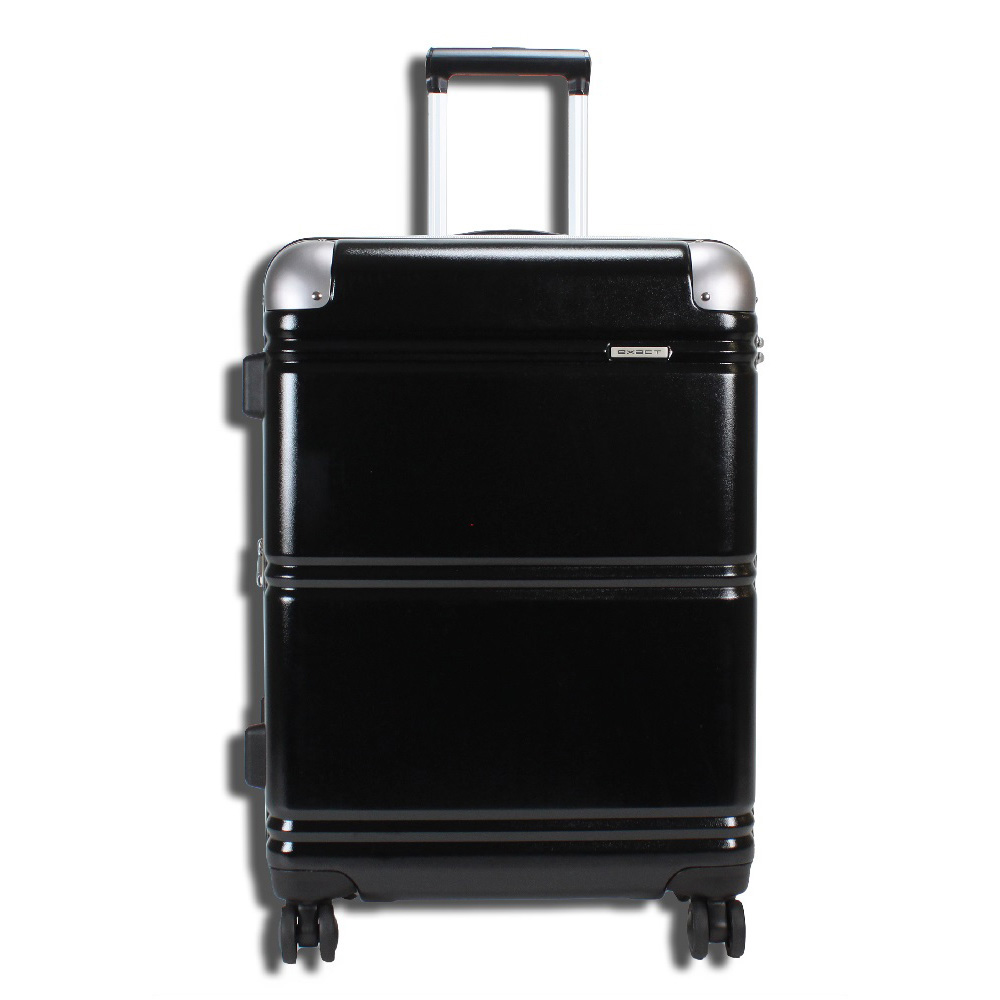 エース EXACT ジッパー開閉スーツケース 57-67L ブラック