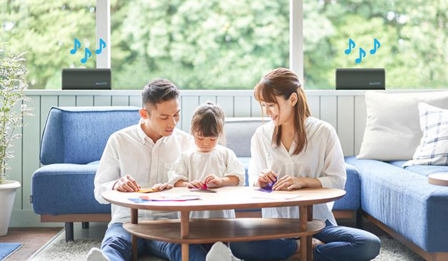 2台つなげてステレオ再生ができるBluetoothスピーカー | アクティブ