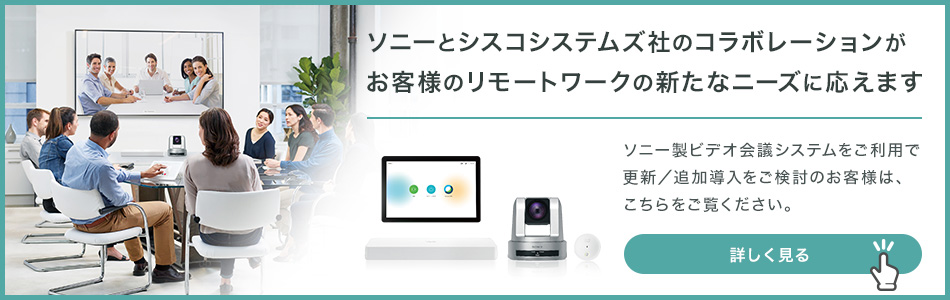 ビデオ会議システム | 法人のお客様 | ソニー