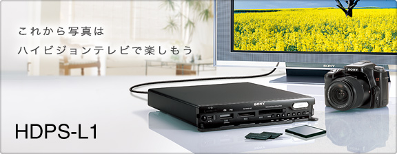 HDPS-L1 | HDDフォトストレージ | 商品情報 | フォトストレージ | ソニー