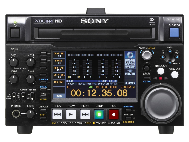 PDW-HD1500 商品の写真 | 映像制作機器 XDCAM／NXCAM | ソニー