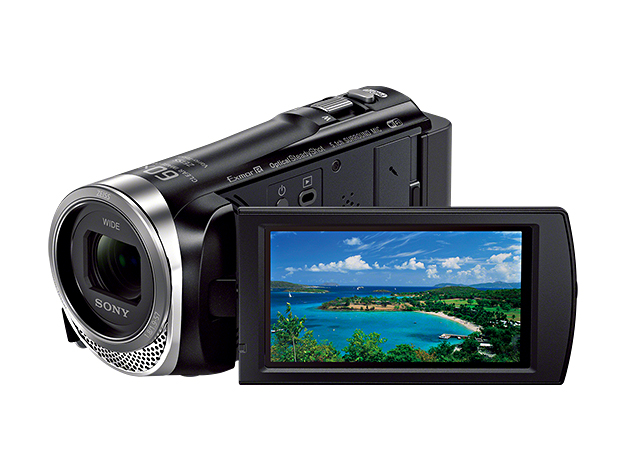 SONY HDR-CX485 バッテリ良好 望遠,広角レンズ付き ビデオカメラ