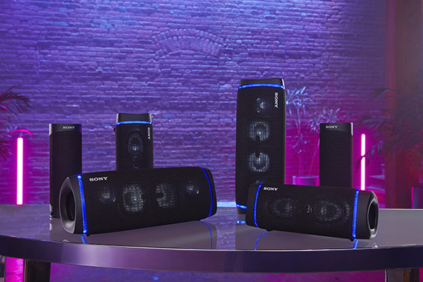 SRS-XB43 特長 : 便利機能 | アクティブスピーカー／ネックスピーカー