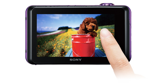 DSC-WX70 特長 : タッチパネルでかんたん操作 | デジタルスチルカメラ