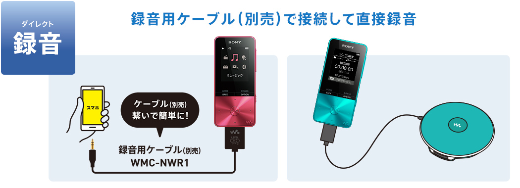 NW-S310/NW-S310Kシリーズ | ポータブルオーディオプレーヤー WALKMAN