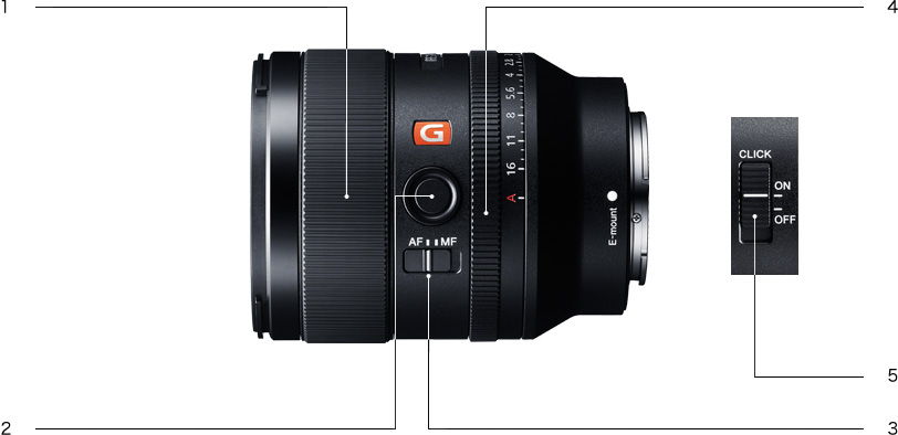 FE 35mm F1.4 GM 特長 : その他の特長 | デジタル一眼カメラα