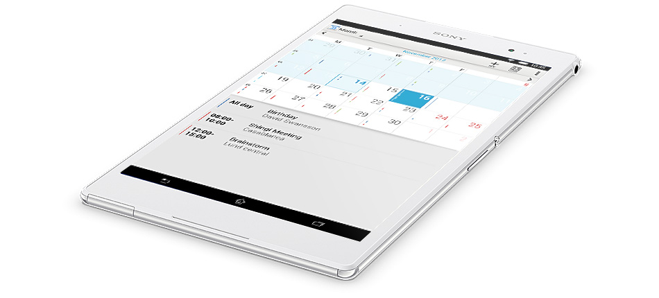 Xperia（TM） Z3 Tablet Compact 特長 : アプリケーション・サービス