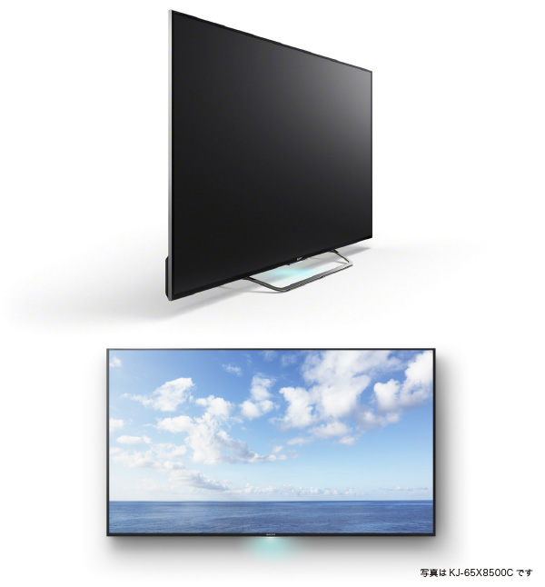 X8500Cシリーズ 特長 : デザイン | テレビ ブラビア | ソニー