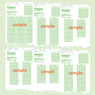国家試験対策マークシートはスキャネットシート